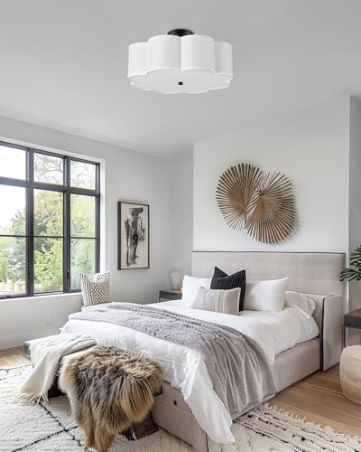 Black Semi Flush Mount Ceiling Lights
