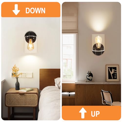 Wall Sconces Matte Black Vanity Light Fixtures