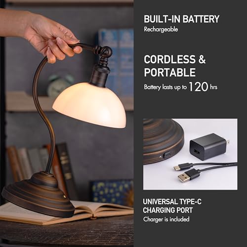 Bankers Cordless LED Table Lamp