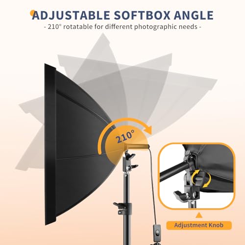 Softbox Photography Lighting Kit