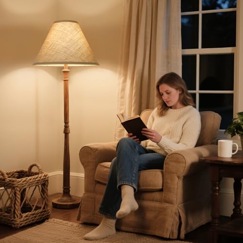 Burlap Empire Lamp Shades Set of 2 (2 Count)