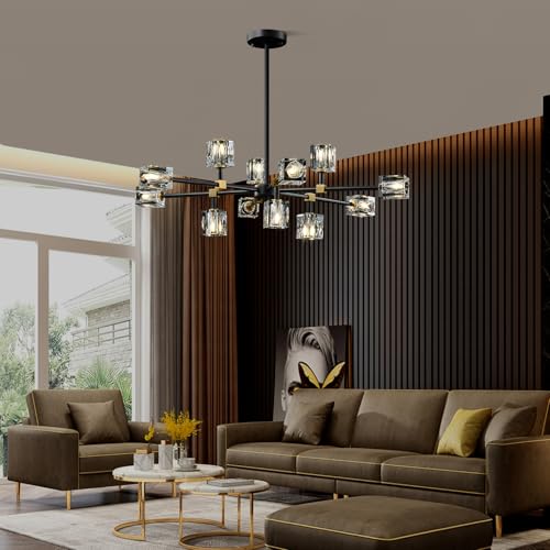 Modern Sputnik Crystal Chandelier
