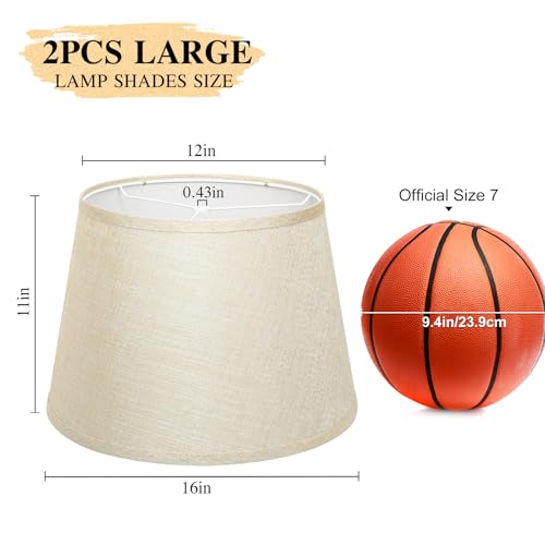 Drum Lamp Shades Set of 2