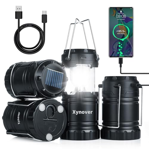 4 Pack Solar Camping Lanterns (4 Count)