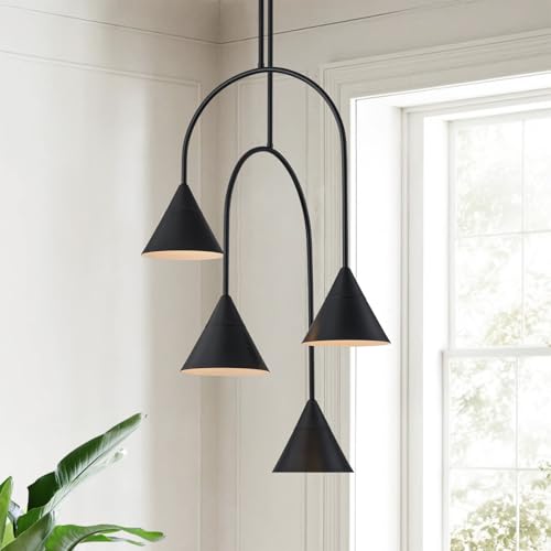 Matte Black Industrial Pendant Light Fixture