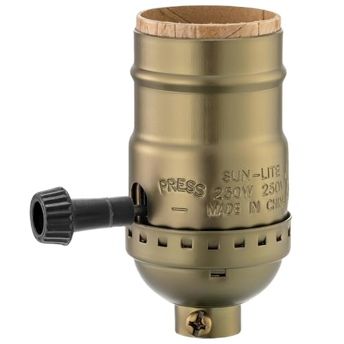 Antique Brass E26 Socket Replacement