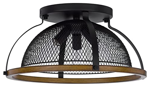 Lighting 60W X 3 Longmont Metal Semi Flush Mount Fixture