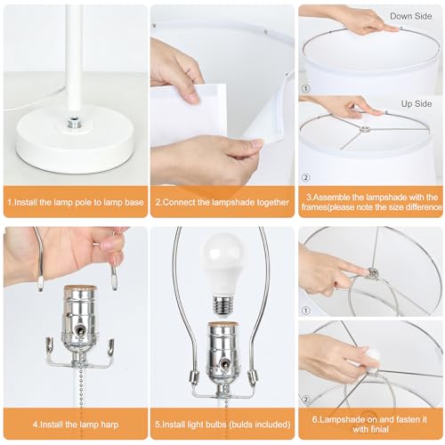 White Table Lamps Set of 2 (2 Count)