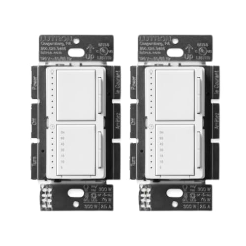 Maestro LED+ Dual Dimmer and Timer Switch (2 Count)