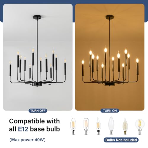 Modern Black Farmhouse Chandeliers