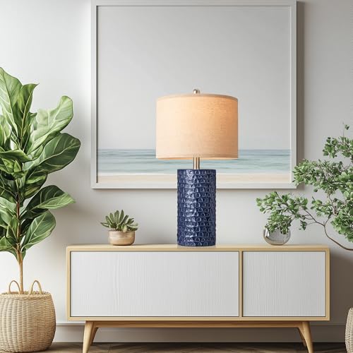 23" Modern Ceramic Table Lamp Set of 2 (2 Count)