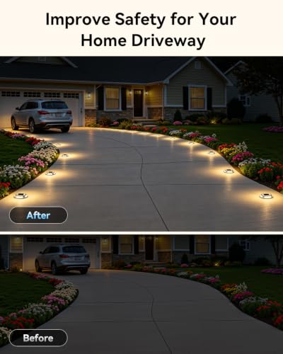 Solar Driveway Lights (12 Count)