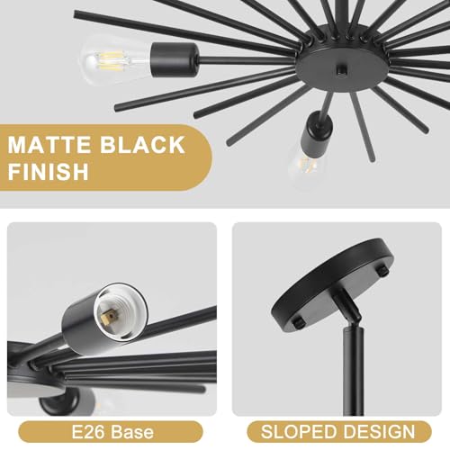 Sputnik Ceiling Light Fixture