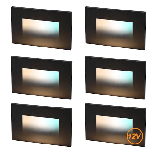 12V Low Voltage 3 Color Indoor and Outdoor LED Step Light