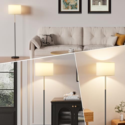 60'' Modern Floor Lamp with Shade