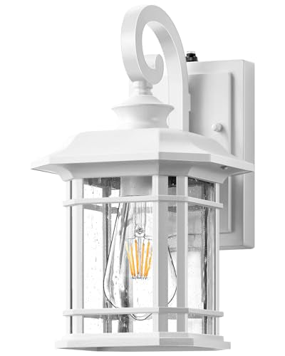 White Outdoor Wall Lights