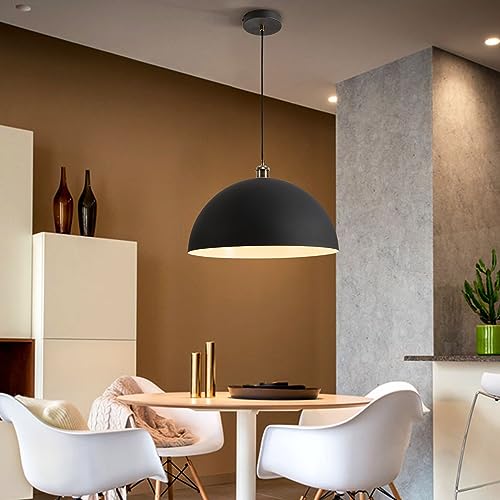 Modern chandelier Industrial style chandelier 17.72 inches Black and white color scheme Indoor chandelier Length of wire 78.74 inches