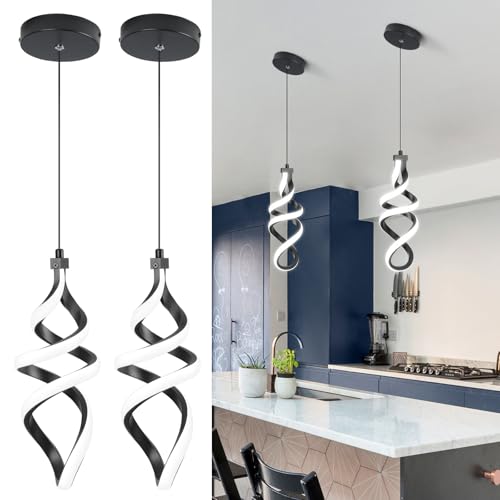 Modern Led Pendant Light Fixture (2 Count)