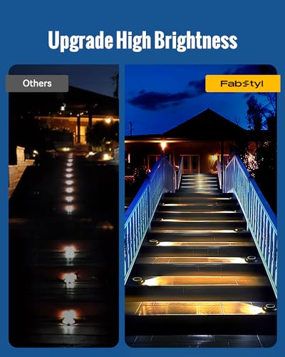 Solar Dock Driveway Lights Outdoor 12 Pack (12 Count)