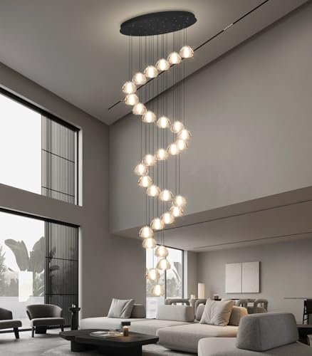 197'' Long Large Crystal Chandeliers 30