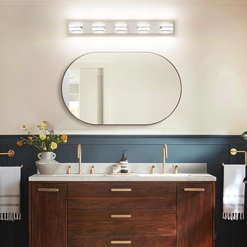 Bathroom Brushed Nickel Bathroom Light Fixture