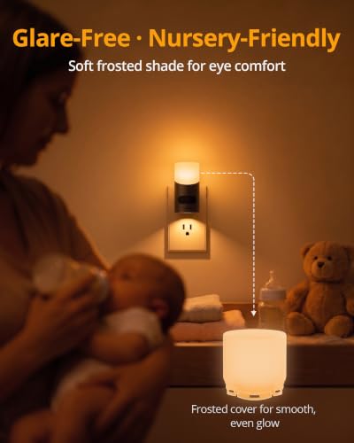Amber Night Light with Motion Sensor (2 Count)