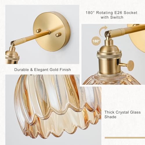 Wall Sconces Set of Two Hardwired