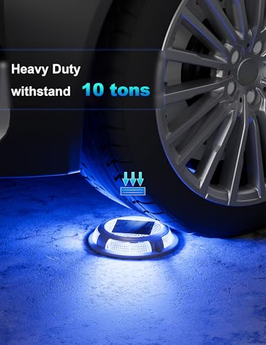 Solar Driveway & Deck Lights 8 Pack Dock Marine Ground LED Lights