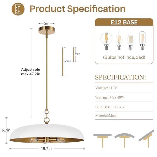 20 Inch Oversized Large Pendant Lights