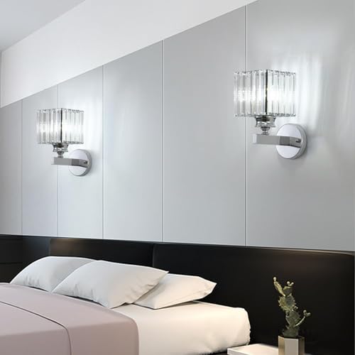 Hardwired Crystal Wall Sconces