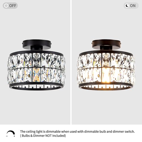 Crystal Ceiling Light Fixture