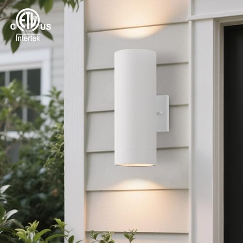 14" Modern Outdoor Porch Light in 2 Lights (2 Count)