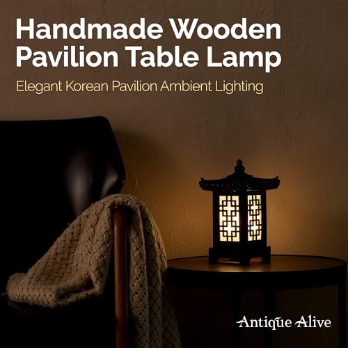 Traditional Korean Wood Lamp