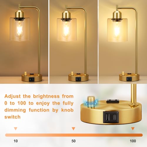 Gold Table Lamp for Bedroom