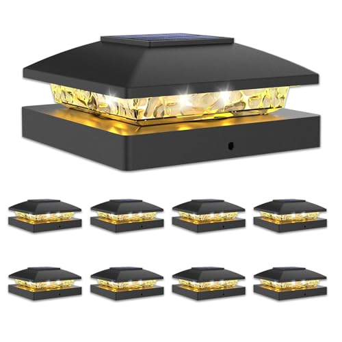 4x4 Solar Post Cap Lights (8 Count)
