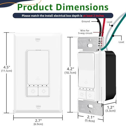Smart Dimmer Switch (10 Count)