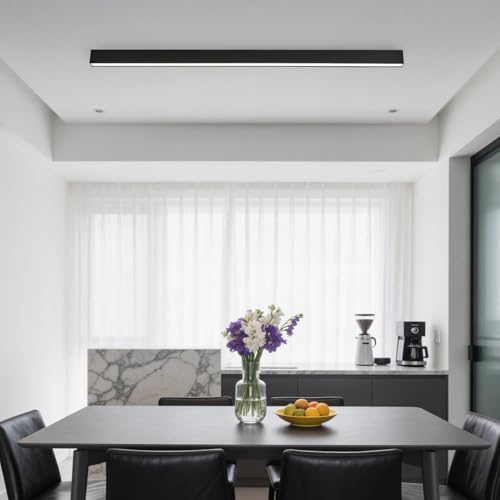 Black ceiling light LED