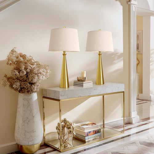 25.75" Modern Table Lamp for Bedroom Set of 2 (2 Count)
