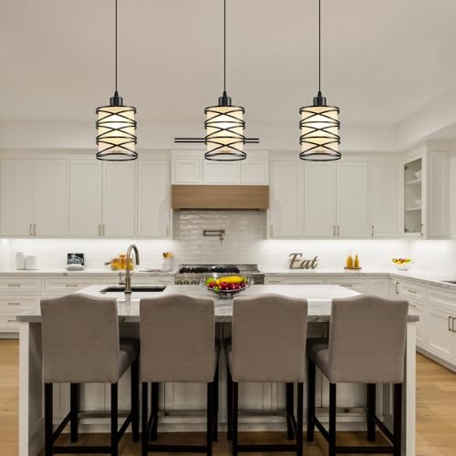 3 Pack Pendant Light Kitchen Island Pendant Lighting (3 Count)