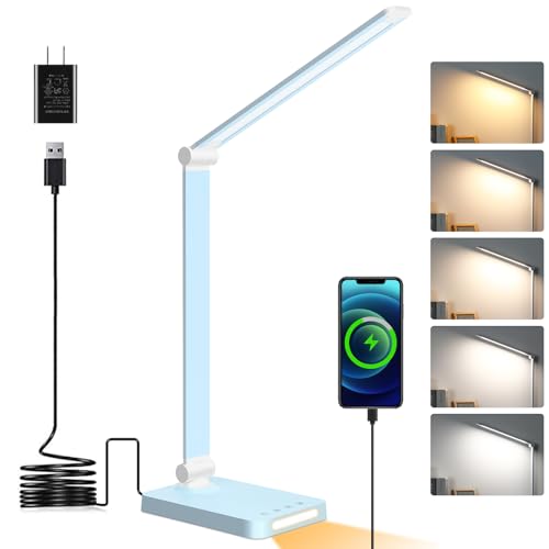 LED Desk Lamp with USB Ports