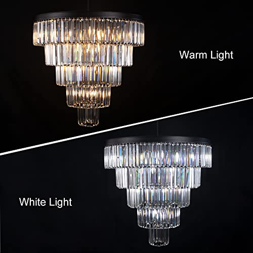 10 Light Large Crystal Chandelier 31.5 inch