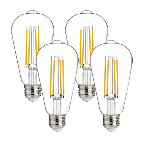 100W Equivalent LED Edison Bulbs (4 Count)