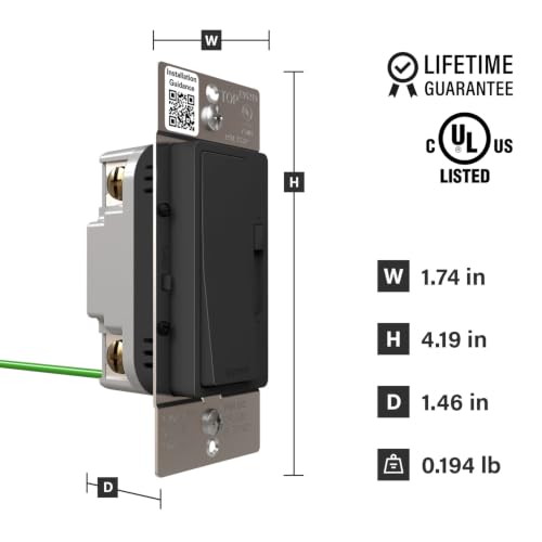 Radiant 150W LED Dimmer Light Switch 3