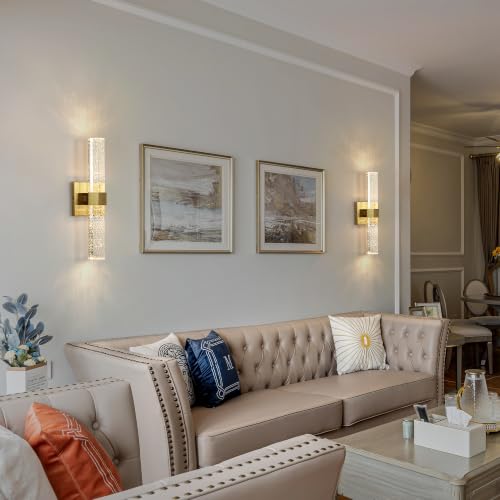 Gold Wall Sconces Set of Two (2 Count)