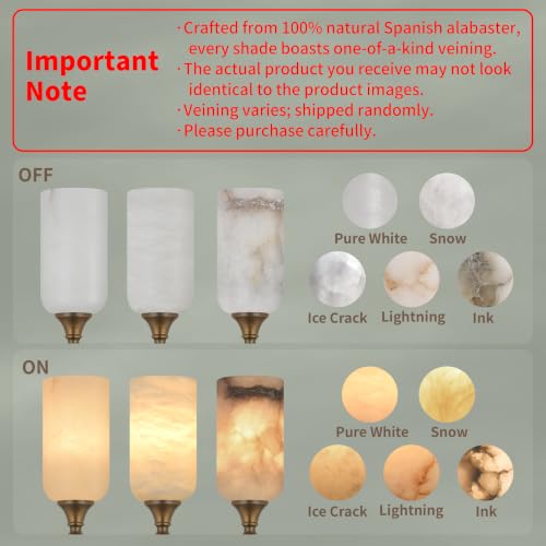 Alabaster Wall Sconce (2 Count)