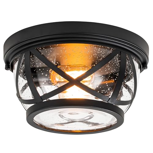 Flush Mount Ceiling Light Fixture Black