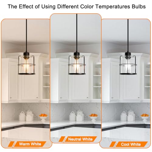 Farmhouse Pendant Lights Kitchen Island Set Of 2 (2 Count)