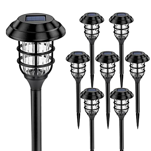 Solar Pathway Lights Waterproof Outdoor Lighting (8 Count)