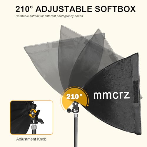 2Pack Professional Softbox Lighting Kit