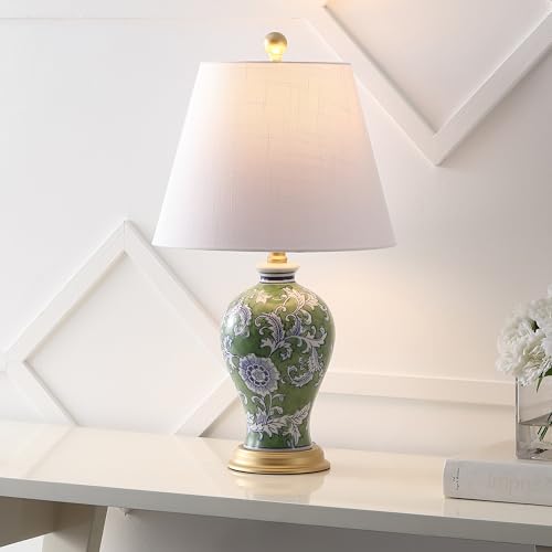 Grace 24" French Country Floral Urn Ceramic Lamp